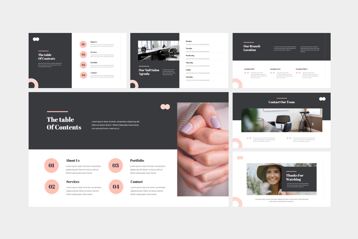Naila Nail Salon Powerpoint, a Presentation Template by desvibes (Photo 5 of 5)