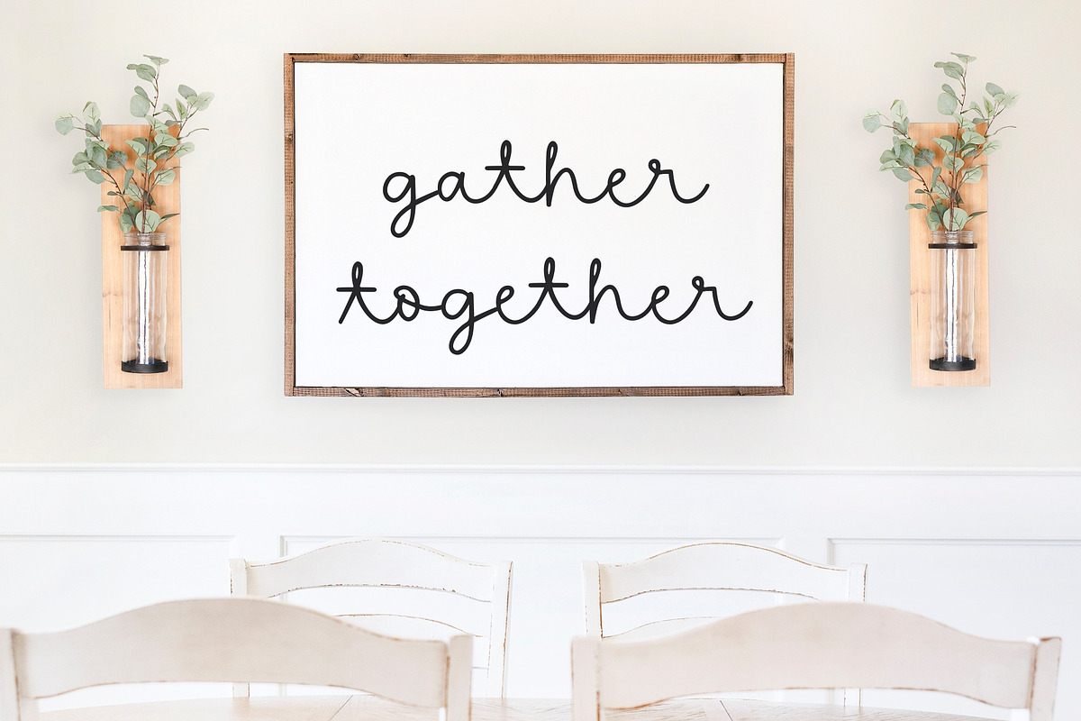 Farm Fresh, Cute Farmhouse Font, a Handwritten Font by Designing Digitals (Photo 6 of 9)
