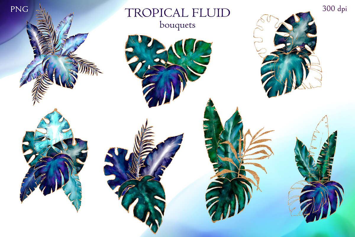 Tropical Fluid, a Texture Graphic by Salted Galaxy (Photo 2 of 12)