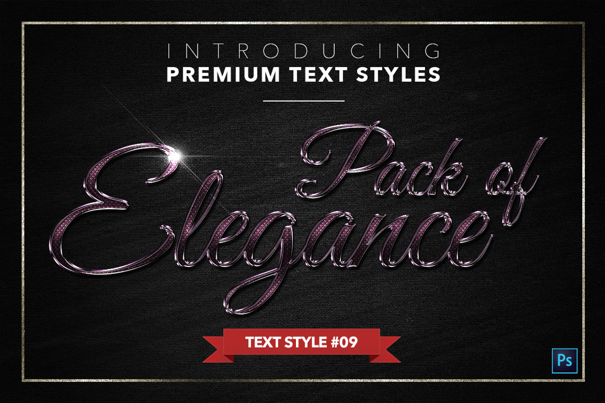 Elegance #1 - 15 Text Styles, a Layer Style Add-On by Jonas Stensgaard (Photo 10 of 18)