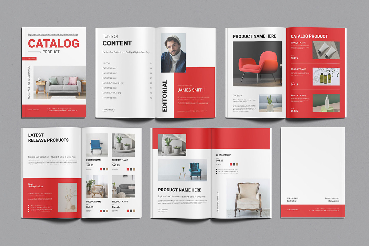 Product Catalog Brochure, a Magazine Template by ClickPaint_Studio (Photo 1 of 4)