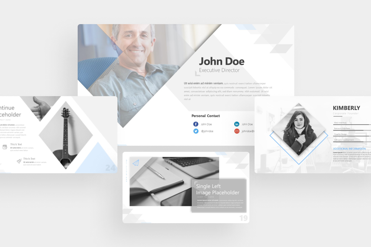 60.000+ Black and White Presentation, a Presentation Template by Brandearth RRGraph (Photo 4 of 13)
