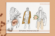 Women fashion art. Fashion vector, a Person Illustration by velychko.ua (Thumbnail 9 of 11)