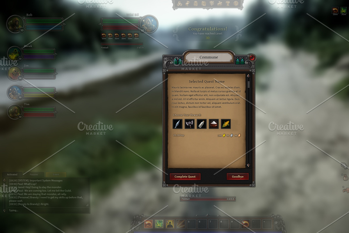 Citadel RPG GUI, an Icon by Kodiak Graphics (Photo 7 of 13)