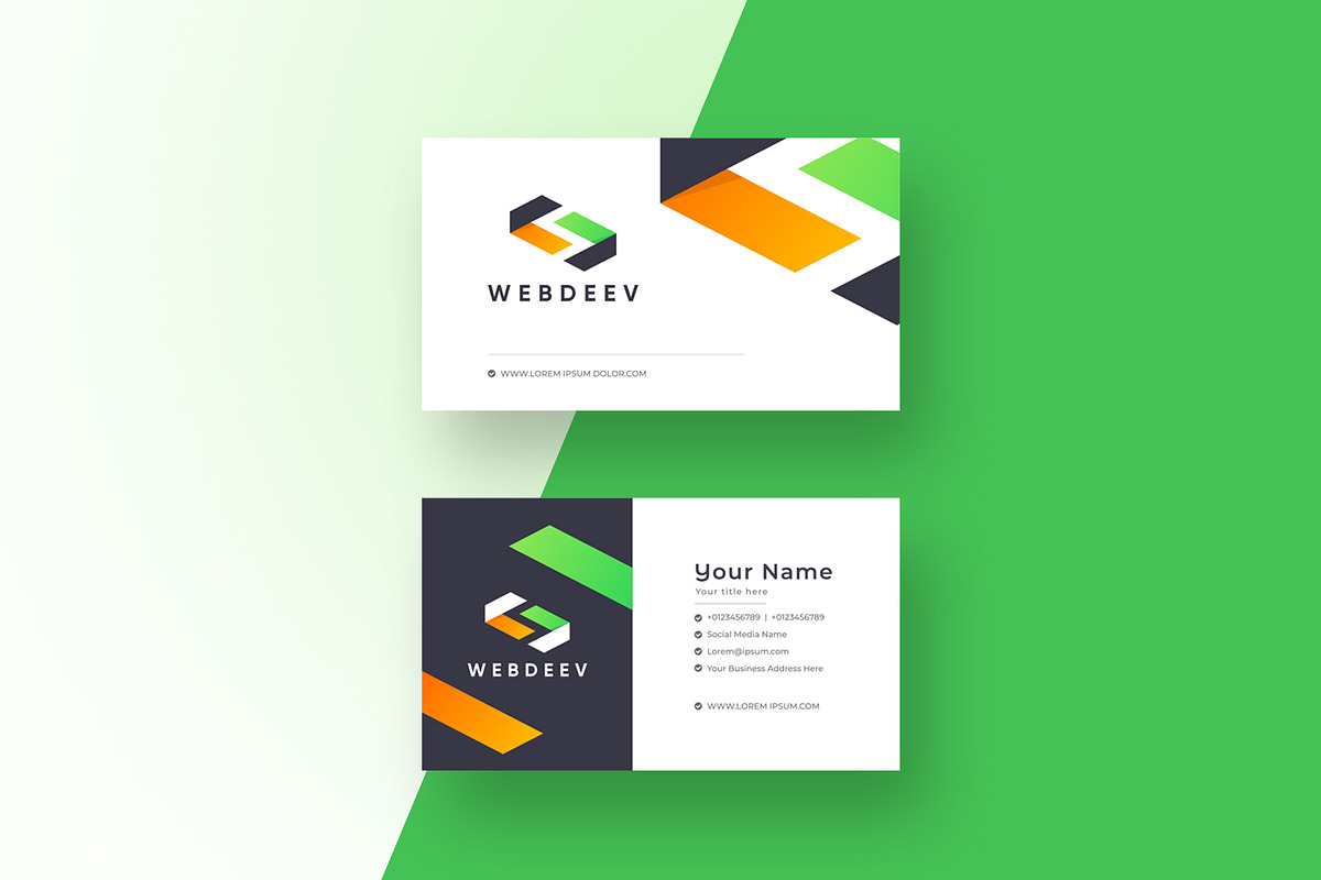 Developer Coder Logo & Business Card, a Branding & Logo Template by gdrony (Photo 2 of 3)