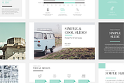 Simple & Cool PowerPoint Template, a Presentation Template by Wipavee (Thumbnail 2 of 5)