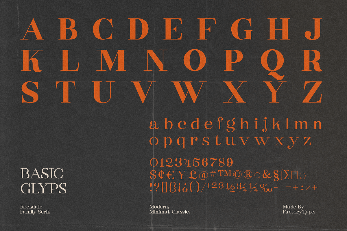 Rockdale, a Serif Font by FactoryType Studio (Photo 5 of 10)