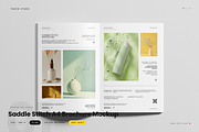 Saddle Stitch A4 Brochure Mockup, a Books & Magazine Mockup by Toasin Studio (Thumbnail 1 of 5)