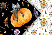 Watercolor Halloween Clipart, an Object Graphic by Valin Malin (Thumbnail 9 of 14)
