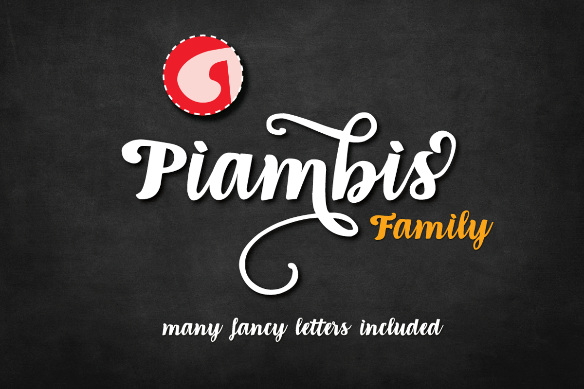 Piambis Family | three fonts incl.