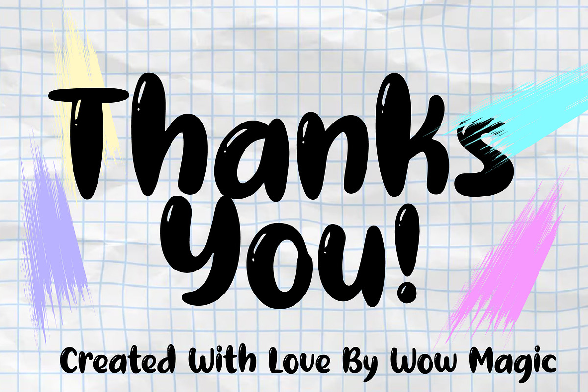 Play Boy, a Font by Wow Magic (Photo 3 of 3)