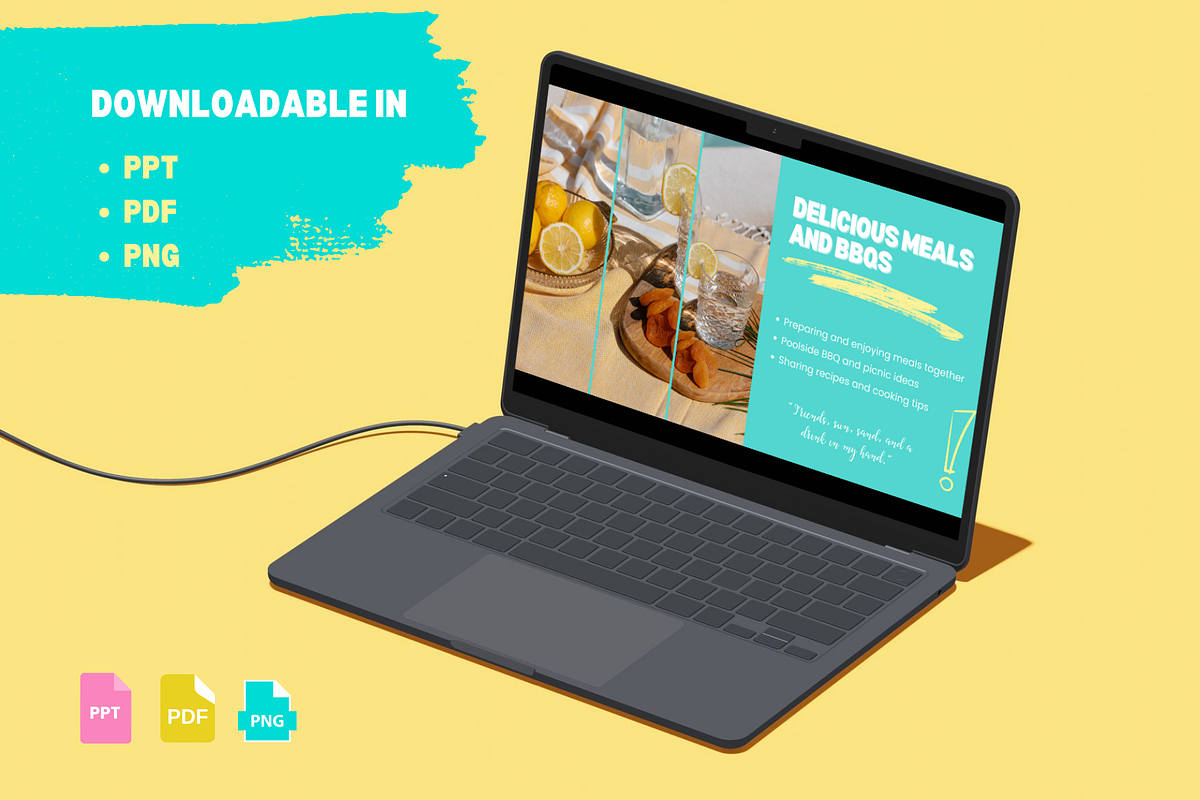 Colorful Pastel Summer Presentation, a Presentation Template by PaolaroiDesign (Photo 4 of 6)