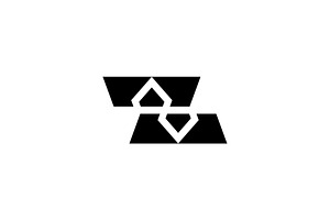 Z letter diamonds logo design, a Branding & Logo Template by Amadul11