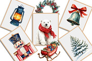 Christmas Winter Clipart Bundle, an Illustration by Creative Art (Thumbnail 7 of 9)