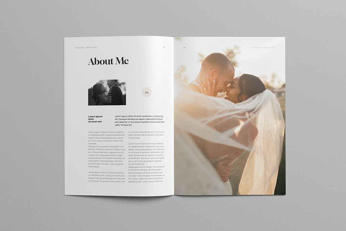 Wedding Photography Layout | Word, a Brochure Template by HiveArts (Photo 3 of 8)