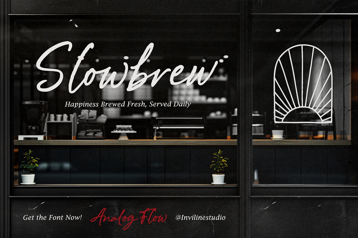 Analog Flow - Casual Brush Script, a Script Font by Inviline.co (Photo 10 of 10)