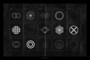 150 Geometric Distressed Shapes, an Object Graphic by Samolevsky (Thumbnail 13 of 18)
