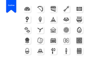 American Indigenous Icons, a Duotone Icon by HacaStudio (Thumbnail 2 of 3)