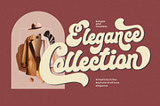 Mangolia - Retro Font Style!, a Script Font by HansCo Studio (Thumbnail 2 of 15)