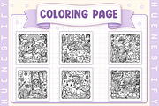 Fairy Magic Coloring Book, a Decorative Illustration by HueNestify (Thumbnail 3 of 4)
