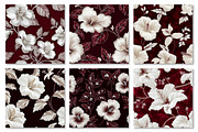 White Hibiscus Digital Paper, a Texture Graphic by Dream Creation (Thumbnail 3 of 7)