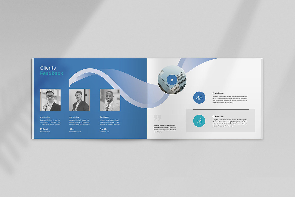 Corporate Company Profile, a Brochure Template by KreateTribe (Photo 10 of 10)