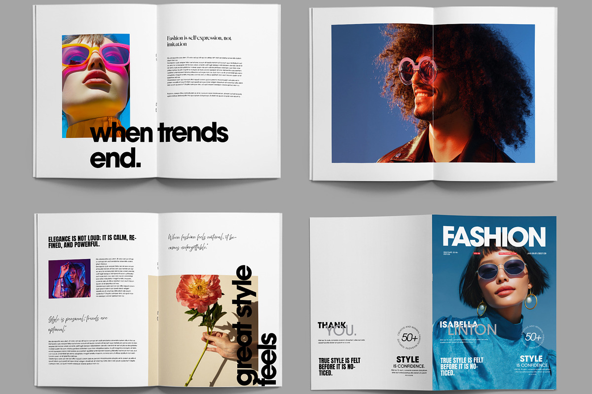 Modern Fashion Magazine Design, a Magazine Template by ContestDesign (Photo 3 of 3)