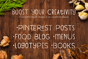 Cuciniere Font + 40 Icons (Handmade), a Font by Hederae Type Foundry (Thumbnail 8 of 9)