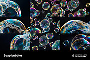 Soap bubbles. 61 images, an Abstract Photo by Handmadefont (Thumbnail 4 of 13)