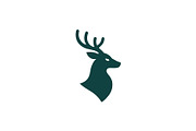 Deer Head Logo Collection, a Branding & Logo Template by Vectorium Studio (Thumbnail 6 of 25)