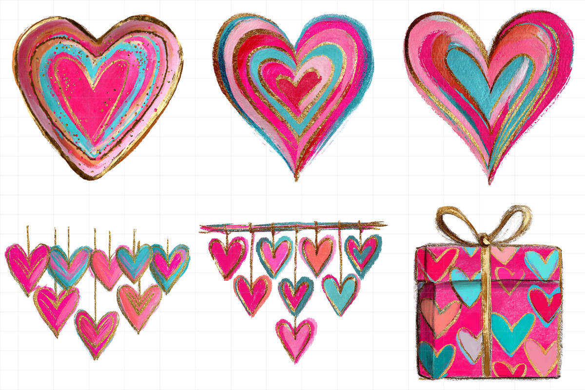 Valentines Day Clipart, Love Clipart, an Illustration by Daily.Designs (Photo 5 of 5)