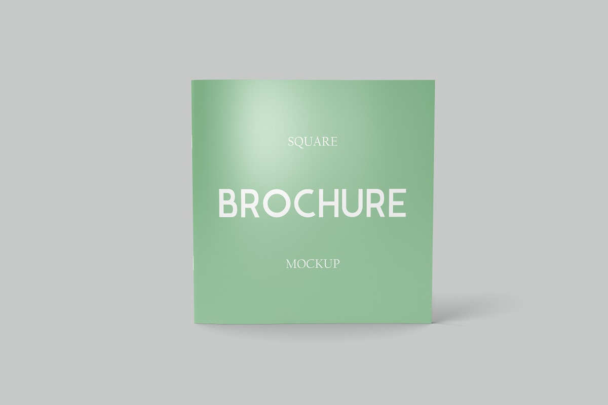Square Brochure Mockup, a Print Template by graphiccrew (Photo 9 of 9)