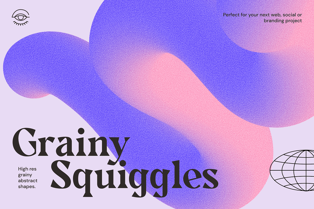 Grainy Gradient 3D Squiggles, an Object Graphic by Hey_Scamp (Photo 7 of 9)