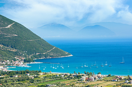 Lefkada coast summer view (Vasiliki, Greece), a Nature Photo by YuriyB