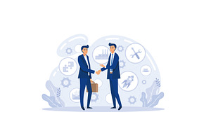 Business meeting successful teamwork
