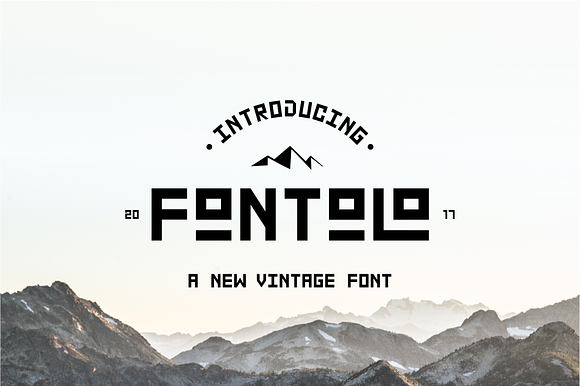 Fontolo Typeface + BONUS preview 6