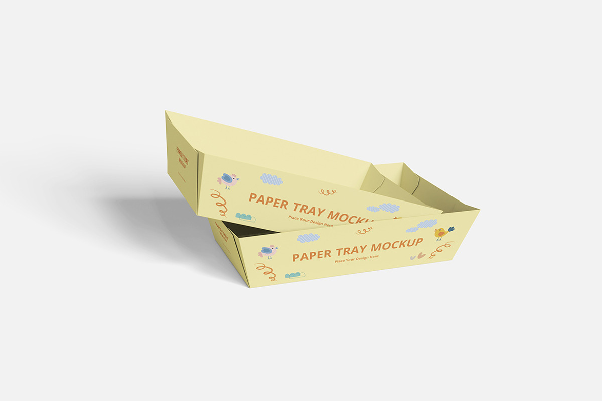 Paper Tray Mockup, a Product Mockup by bimockup (Photo 3 of 6)