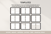 Digital Finance Planner + Stickers, a Templates & Theme by SunshineStudioBoutique (Thumbnail 6 of 9)