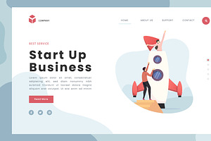 Startup Landing Page Template