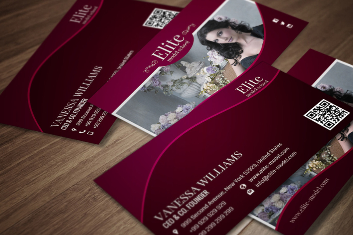 Model School Crad CM047, a Business Card Template by annozio (Photo 1 of 4)