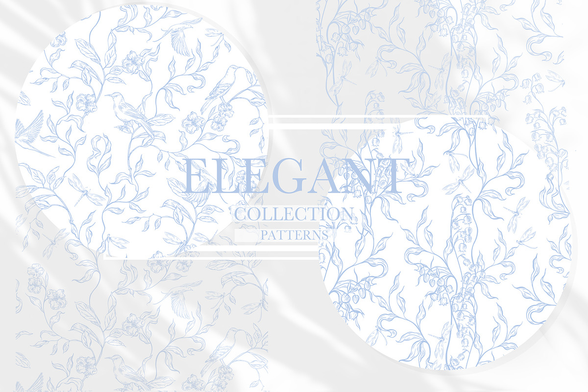 TOILE DE JOUY BLUE & BLACK, an Object Graphic by Knopazyzy (Photo 14 of 19)