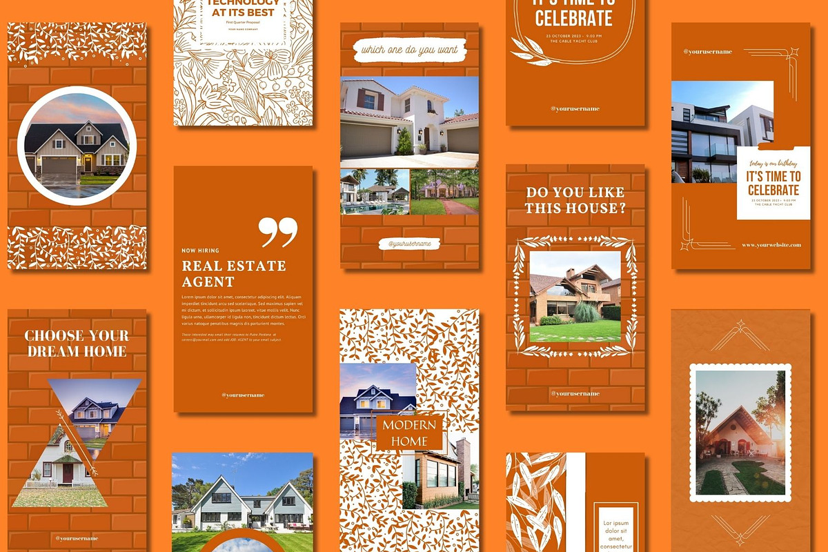 Real Estate Story Canva Templates, a Templates & Theme by BoontenStudio (Photo 4 of 8)