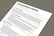 ATS Resume Template | Clean CV Word, a Resume Template by Anjum Ilyas (Thumbnail 6 of 7)