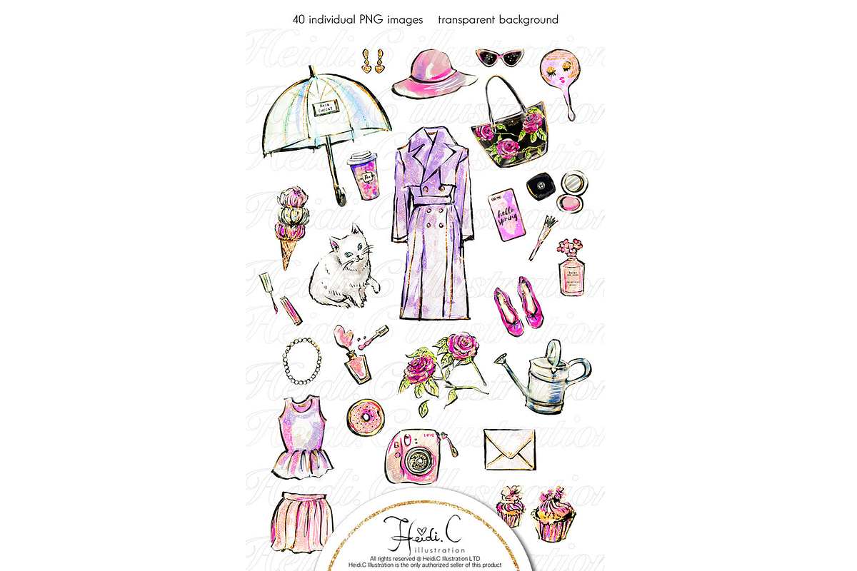 Spring Walk, an Illustration by HeidiCIllustration (Photo 2 of 4)