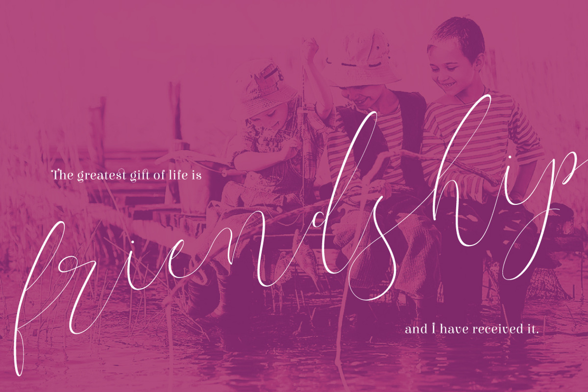 Terranika Typeface preview 4