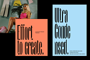 Pierknife | Ultra Condensed Sans, a Sans Serif Font by Jolicia Type (Thumbnail 2 of 14)