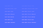 Codo Mono Variable Monospace, a Sans Serif Font by Colt Type Co (Thumbnail 2 of 6)