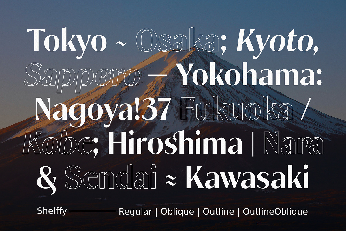 Shelffy, a Sans Serif Font by Dora Typefoundry (Photo 14 of 14)