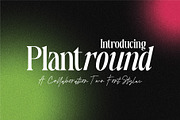 Plantround, a Serif Font by Pustudio (Thumbnail 1 of 9)