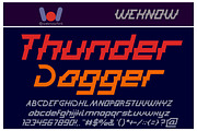 Thunder Jagger font, a Font by weknow (Thumbnail 1 of 5)